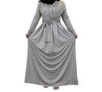 Greatfool Abaya femme musulmane - Abaya type jilbeb pouvant se porter comme un caftan femme ou une djellaba - S