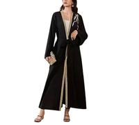 Greatfool Abaya Femme Musulmane Qualité Premium - Abaya pouvant se Porter comme Un Caftan ou Une djellaba Femme - L