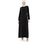 Greatfool Abaya Femme Musulmane Qualité Premium - Abaya Type jilbeb pouvant se Porter comme Un Caftan Femme ou Une djellaba - S