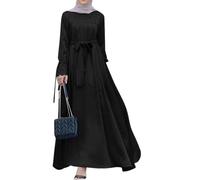 Greatfool Abaya Femme Musulmane Qualité Premium - Abaya Type jilbeb pouvant se Porter comme Un Caftan Femme ou Une djellaba - M