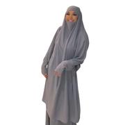 Greatfool Jilbeb femme musulmane - Jilbab femme couvrante et opaque pouvant se porter comme une abaya femme ou une djellaba femme