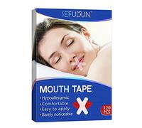 Greatideal Ruban buccal Anti-ronflement - Ruban buccal Doux avancé pour Une Meilleure Respiration nasale 120 pièces, Bandes Auto-adhésives Contre Le ronflement Ruban buccal Anti-ronflement pour Une