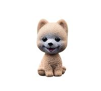 Greatideal Voiture Secouant Chien Ornements, Bobblehead Chiot Hochant La Tête, Jouets Dessin Animé Oscillant, Poupées Balançoire Pour Tableau de Bord Décor