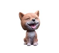 Greatideal Voiture Secouant Chien Ornements, Bobblehead Hochant La Tête Chiot Jouets Dessin Animé Oscillant, Balançoire Poupées Tableau Bord Décor