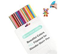 GREATRICH 160 Lot de Recharges pour Stylo 3d Enfant, 32 Couleurs Vives et Fluo, 2,5 mm Filament PCL Basse Température, Compatible avec 3Doodler Start/Start+