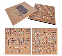 GREATRICH 291 Pièce Punaises Drapeau National, Punaise Murales en Métal avec 291 Drapeaux Différents pour Carte du Monde à Épingler Voyage, pour Tableau en Liège, Punaises Tableau Liège, DIY Décoratif