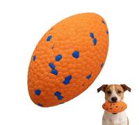 GREATRICH Balles pour Chiens, Jouet pour Chien, Jouet Chien Interactif, Ballon de Rugby Robuste, Flottant pour Jeux Aquatiques, pour Chiens de Taille Moyenne et Grande, Orange
