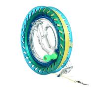 GREATRICH Enrouleur pour Cerf-Volant, 300 M de Fil de Nylon Haute Résistance, Diamètre 18 cm, Cerf Volant Adulte et Enfant, avec Connecteur et Verrou de Sécurité, Divers Accessoires pour Cerf-Volant