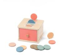 GREATRICH Jouet en Bois Montessori pour Enfants 1 2 3 Ans, Jeux Enfants 2 Ans avec 12 Disques Colorés, Montessori 2 Ans Apprentissage Couleurs, Jeu Éducatif Motricité Fine, Cadeau Bébé 12-36 Mois