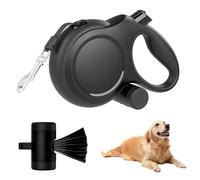 GREATRICH Laisse Chien Enrouleur 8m avec Bouton Stop, pour Chiens jusqu'à 50kg, pour Gros Chiens Chat, Système de Freinage, Poignée Anti-Dérapante et Anneau Anti-Enroulement, Laisse Rétractable