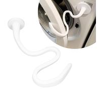 GREATRICH Support Lave Linge Magnétique Universel, Support Seche Linge sur Lave Linge Flexible, Fixation Magnétique Puissante sans Perçage, Maintient la Porte Entrouverte, Blanc