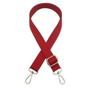 GreatRise Bandoulière en coton de 2,5 cm de large - 73-130 cm - Sangle de sac réglable pour changer - Couleur unie - Bandoulière de rechange pour ordinateur portable - Sac d'appareil photo - Boucle en