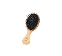 GreatRise Brosse à cheveux en bambou pour démêler les cheveux, démêler sans tirer, brosse de massage, brosse à cheveux naturels, pour tous les types et longueurs de cheveux, petite taille