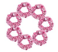 GreatRise Élastique à cheveux pour femme - Paillettes - Doux - Pour queue de cheval - N'abîme pas les cheveux et ne casse pas - Pour femmes et filles - Cheveux épais et fins - Rose foncé - 1 pièce