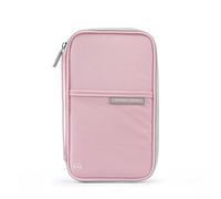 GreatRise Étui de protection pour passeport familial avec bloqueur RFID, portable, organiseur de voyage, étanche, pour homme et femme, passeport, carte d'identité, cartes de crédit, billets, argent