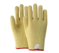 GreatRise Gants de barbecue résistants à la chaleur jusqu'à 500 °C - Gants de cuisine en aramide ignifuge - Antidérapants - Gants de cuisine pour barbecue, cuisson - Jaune #1 = 26 cm