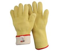 GreatRise Gants de barbecue résistants à la chaleur jusqu'à 500 °C, gants de cuisine en aramide ignifugé, antidérapants, gants de cuisine, gants de cuisine pour barbecue, cuisson, pâtisserie, jaune #1