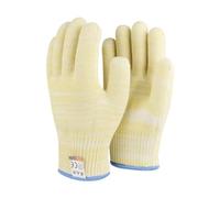 GreatRise Gants de barbecue résistants à la chaleur jusqu'à 500 °C - Gants de cuisine en aramide ignifuge - Antidérapants - Gants de cuisine pour barbecue, cuisson - Jaune #2 = 26 cm