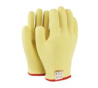 GreatRise Gants de barbecue résistants à la chaleur jusqu'à 500 °C - Gants de cuisine en aramide ignifuge - Antidérapants - Gants de cuisine pour barbecue, cuisson - Jaune #1 = 24 cm