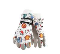 GreatRise Gants de ski pour enfants de 4 à 12 ans, filles, garçons, chauds, avec polaire, imperméables, gants d'hiver coupe-vent, pour snowboard, ski, cyclisme, plein air, Style 2, L