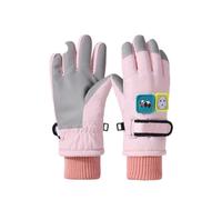 GreatRise Gants de ski pour enfants de 4 à 12 ans, filles, garçons, chauds, avec polaire, imperméables, gants d'hiver coupe-vent, pour snowboard, ski, cyclisme, plein air, Style 16, S