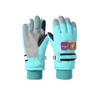 GreatRise Gants de ski pour enfants de 4 à 12 ans, filles, garçons, chauds, avec polaire, imperméables, gants d'hiver coupe-vent, pour snowboard, ski, cyclisme, plein air, Style 19, S