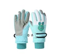 GreatRise Gants de ski pour enfants de 4 à 12 ans, filles, garçons, chauds, avec polaire, imperméables, gants d'hiver coupe-vent, pour snowboard, ski, cyclisme, plein air, Style 20, M