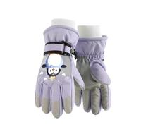 GreatRise Gants de ski pour enfants de 4 à 12 ans, filles, garçons, chauds, avec polaire, imperméables, gants d'hiver coupe-vent, pour snowboard, ski, cyclisme, plein air, Style 13, L