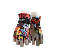 GreatRise Gants de ski pour enfants de 4 à 12 ans, filles, garçons, chauds, avec polaire, imperméables, gants d'hiver coupe-vent, pour snowboard, ski, cyclisme, plein air, Style 7, L