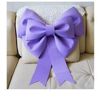 GreatRise Grand nœud géant - Nœud décoratif à suspendre - Pour sapin de Noël, cheminée, maison, porte d'entrée, mariage, fête - Violet clair - 50 cm