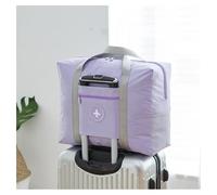 GreatRise Grand sac de sport étanche - Sac de voyage pliable - Sac de natation - Sac de weekend - Avec manches à roulettes - Pour salle de gym, piscine, vacances, voyage, sport en plein air, lilas,