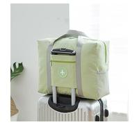 GreatRise Grand sac de sport étanche - Sac de voyage pliable - Sac de natation - Sac de weekend - Avec manches à roulettes - Pour salle de gym, piscine, vacances, voyage, sport en plein air, vert,