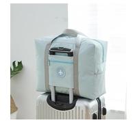 GreatRise Grand sac de sport étanche - Sac de voyage pliable - Sac de natation - Sac de weekend - Avec manches à roulettes - Pour salle de gym, piscine, vacances, voyage, sport en plein air, bleu,