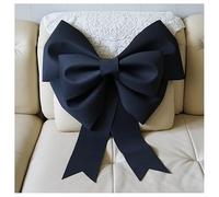 GreatRise Grandes Boucles - Nœud de Noël Géant - Décoration de Sapin de Noël - Nœud Pendentif - Noir - 50 cm pour Sapin de Noël, Cheminée, Porte d’Entrée, Mariage, Décoration de Fête