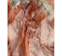 GreatRise Guirlande de perles en cristal transparent - Guirlande en cristal acrylique - Décoration pour couronne de bricolage - Mariage - Noël - Décoration de sapin de Noël - Petit