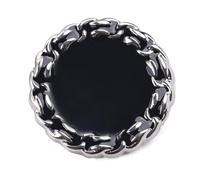 GreatRise Lot de 10 boutons ronds en métal à coudre - Style vintage - Boutons de couture élégants avec tige - Boutons en métal - Boutons de vêtements pour travaux manuels, costumes, chemises, manteaux