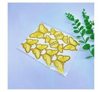 GreatRise Lot de 10 décorations de gâteau 3D en forme de papillon - À faire soi-même - En trois dimensions - Pour fête, baptême, mariage, dessert - #6 - Vert