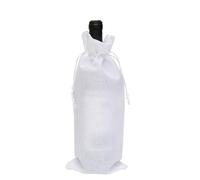 GreatRise Lot de 10 sacs à vin en toile de jute avec cordon de serrage - Réutilisables - Sacs cadeaux pour bouteilles de vin, bouteilles de champagne, banquet - Pour mariage, fête, dégustation à