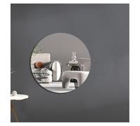GreatRise Lot de 2 autocollants muraux 3D - En acrylique - Flexible - Pour mur, porte, armoire, salle de bain, chambre à coucher - Rond - 10 cm