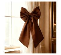 GreatRise Lot de 2 nœuds décoratifs élégants - 20 x 40 cm - Pas de montage - En tissu - Pour mariage, Noël, fête - Café