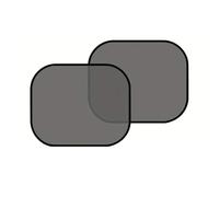 GreatRise Lot de 2 pare-soleil de voiture universels avec ventouse - En maille respirante - Pliable - Pour fenêtre de voiture - Protège les passagers, les bébés et les enfants - 45 x 35,5 cm