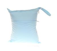 GreatRise Lot de 2 sacs à couches imperméables pour bébé - Réutilisables - 30 x 36 cm - Organisateur de couches pour les lingettes crème, les voyages, la salle de sport, la natation - Blanc