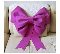 GreatRise Nœud géant à suspendre pour sapin de Noël, cheminée, maison, porte, mariage, fête, 75 cm - Rouge rose