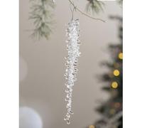 GreatRise Perles de cristal transparent brins de guirlandes brins de guirlande de cristal acrylique guirlande gouttes de glace guirlande ornements pour bricolage couronne bricolage mariage Noël sapin