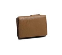 GreatRise Portefeuille en cuir véritable pour femme avec bloqueur RFID - Petit portefeuille pliable - Grande capacité - Avec 6 compartiments pour cartes, 1 compartiment à monnaie et 1 compartiment