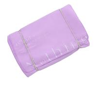 GreatRise Trousse de toilette amovible 4 en 1 pour femme - Trousse de toilette pliable avec 4 compartiments - Trousse de toilette enroulable - Portable - Trousse de maquillage multifonction, Violet