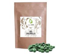 GreatVita Chlorella Bio Lot de 800 comprimés de chlorelle bio - 500 mg - 400 g - Sans additifs - Emballage végétalien et durable - Riche en chlorophylle et caroténoïdes