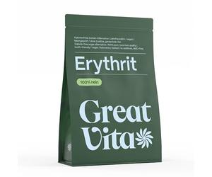 GreatVita Erythritol Alternative au Sucre Sans Calorie dans un Sac 1 kg