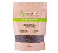 GreatVita Graines de chia, (1 x 4000g) naturelles sans OGM
