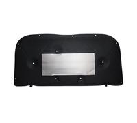 GREB Coussin D'Isolation Phonique Moteur de Capot Avant pour Toyota Land Cruiser Prado J150 2018-2023, Bouclier Thermique Thermique Tapis Coton Tapis Insonorisant,Schwarz